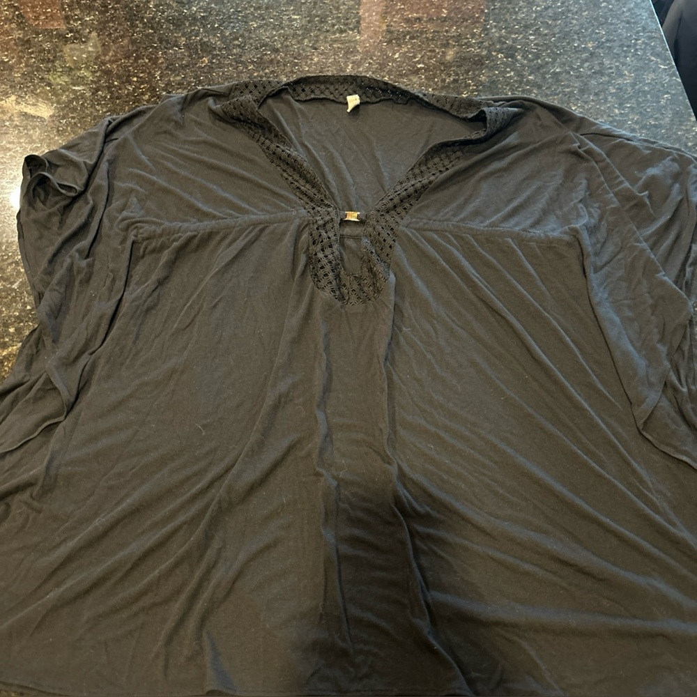 Jones New York Black Swimsuit Cover Size 1X